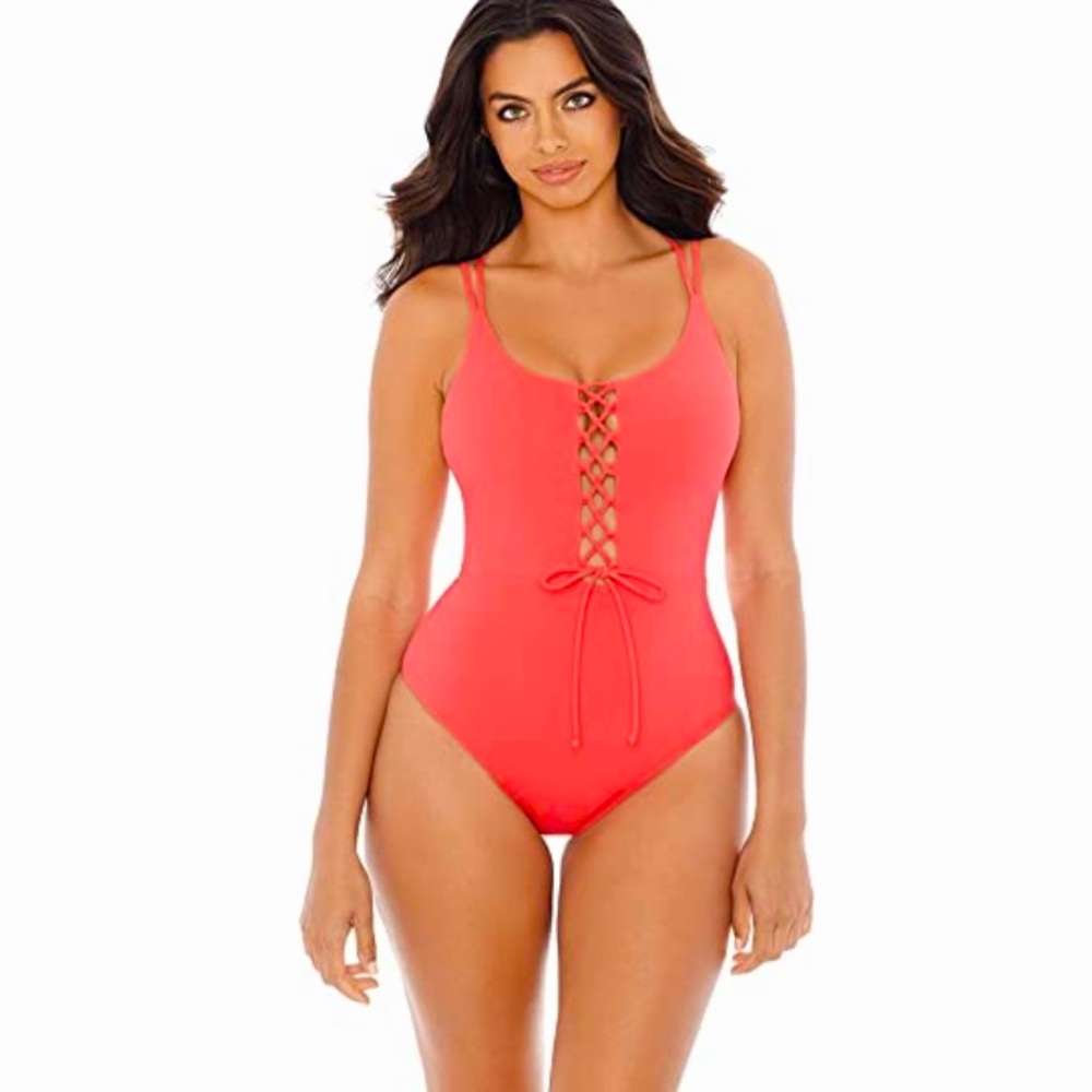 NWT SKINNY DIPPER Suga Babe One-Piece Swimsuit -Size S, M, L